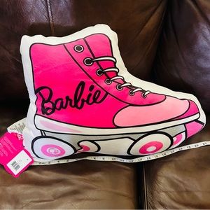 Barbie Pink Skate Multicolor Squishy Pillow NWT